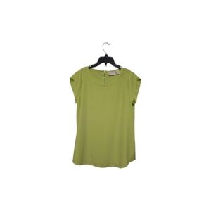 Chico's Light Yellow Short Sleeve Blouse